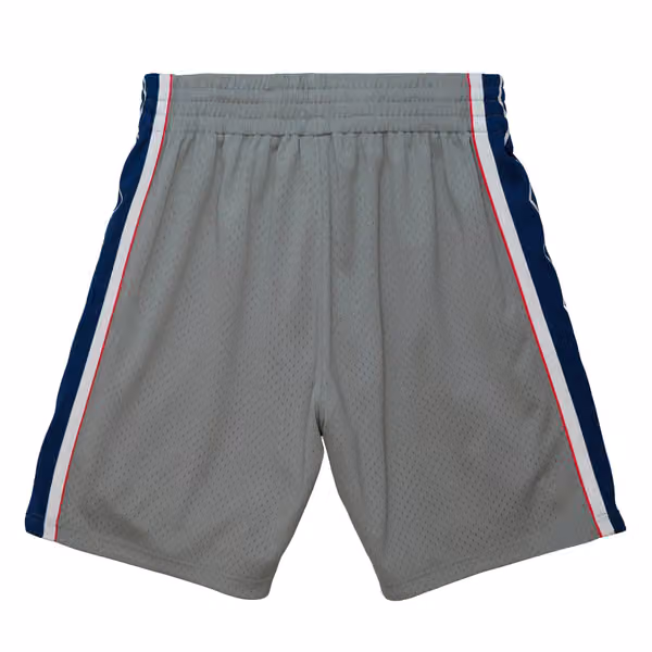 New Jersey Nets 2004-05 Mitchell & Ness Authentic NBA Shorts Alternate Gray view 2