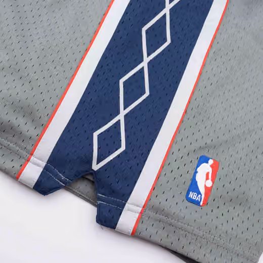 New Jersey Nets 2004-05 Mitchell & Ness Authentic NBA Shorts Alternate Gray view 5