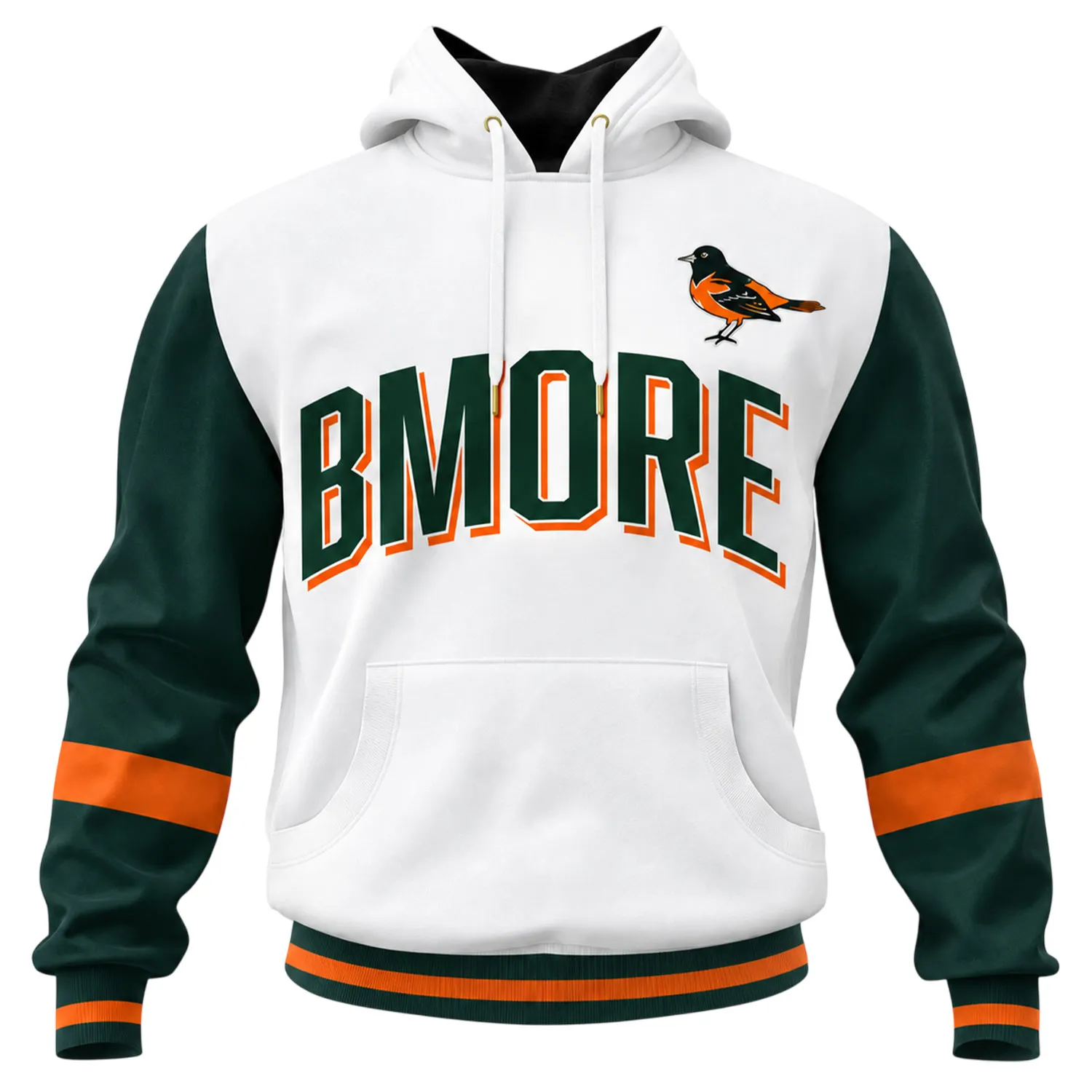 Orioles Hoodie Custom Design – Vibrant Team Style
