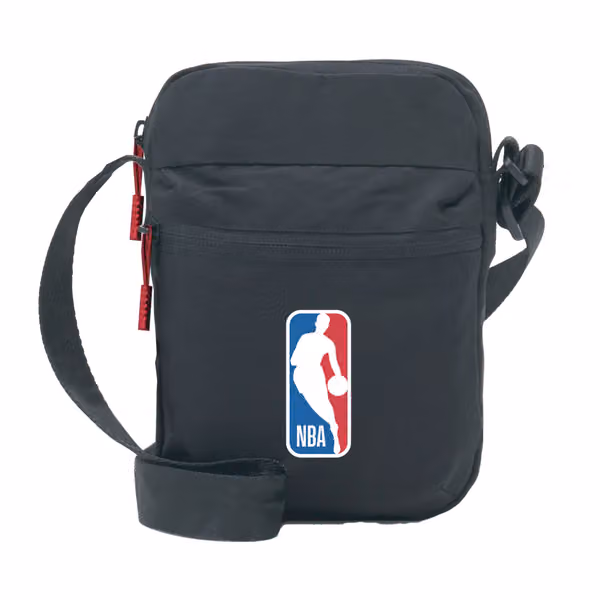 NBA Logo Side Bag Black view 1