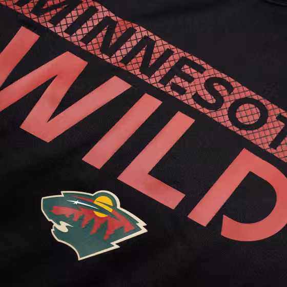 Minnesota Wild 2024/25 Authentic Pro Rink Tech NHL Hoodie Black view 3