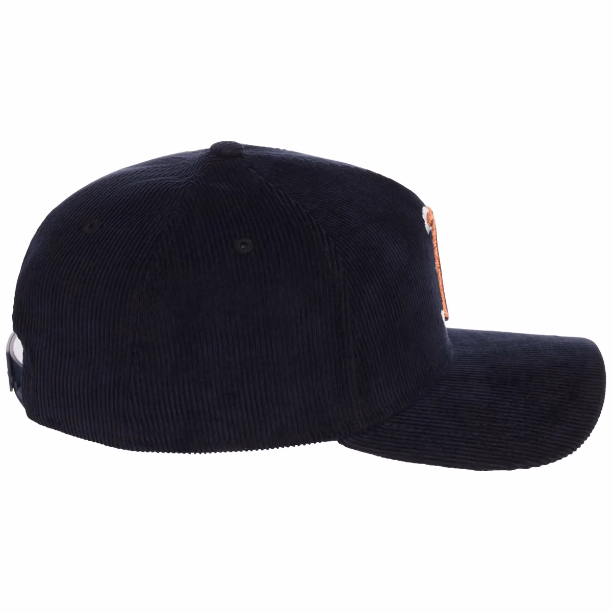 Boston Red Sox MLB Navy Cord FASHION CORE New Era 9FORTY A-Frame detail view