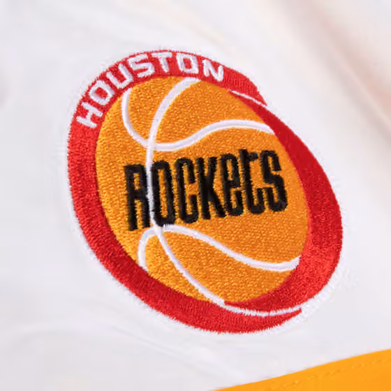 Houston Rockets Mitchell & Ness Script Heavyweight Satin NBA Jacket view 4