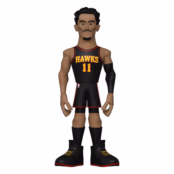 Funko Vinyl Gold 5" Trae Young Atlanta Hawks CHASE Edition NBA Figure view 1