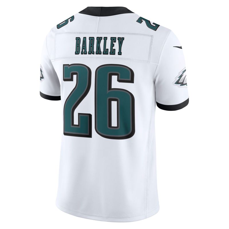 Saquon Barkley #26 Philadelphia Eagles 2026 Stitched Limited NFL Jersey White view 3