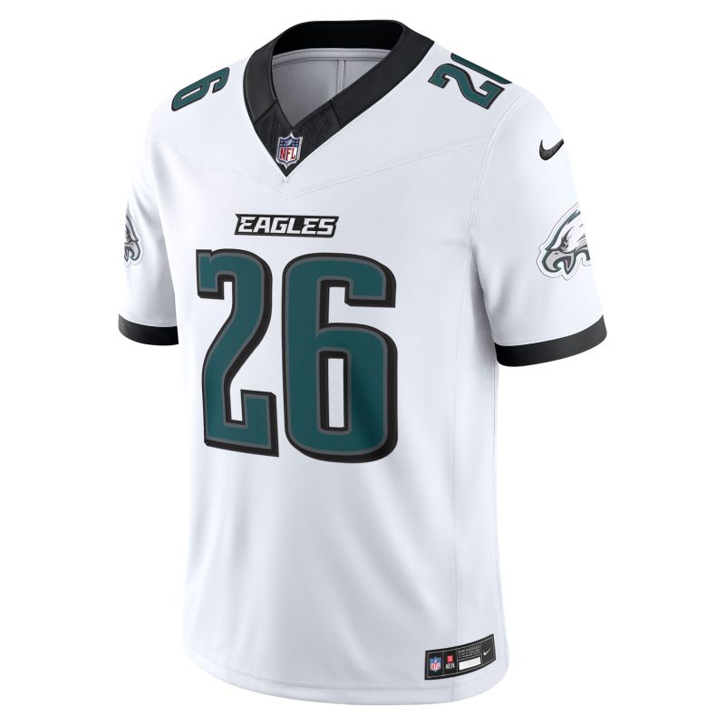 Saquon Barkley #26 Philadelphia Eagles 2026 Stitched Limited NFL Jersey White view 2