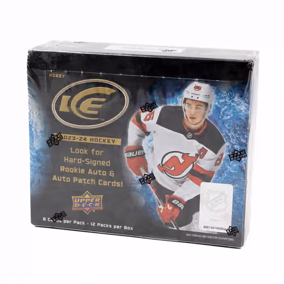 2023/24 Upper Deck Ice Hockey NHL Hobby Box view 1