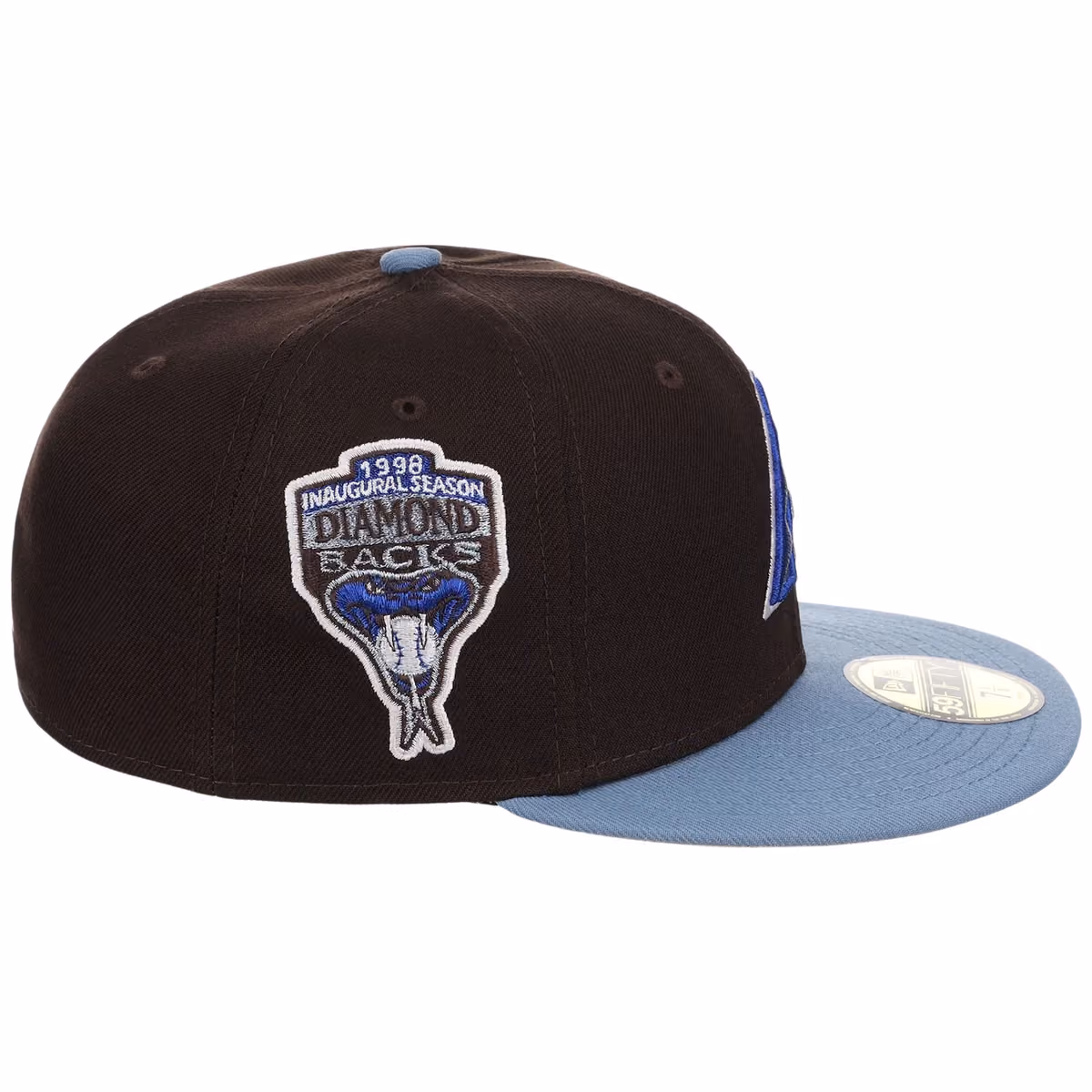 Arizona Diamondbacks MLB Driftwood Fade New Era 59FIFTY detail view