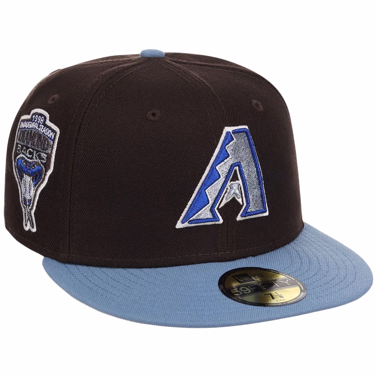 Arizona Diamondbacks MLB Driftwood Fade New Era 59FIFTY front view