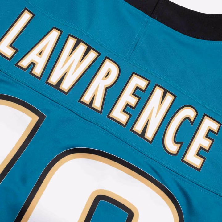 Trevor Lawrence #16 Jacksonville Jaguars Classic Nike Vapor F.U.S.E. Limited NFL Jersey Teal view 4