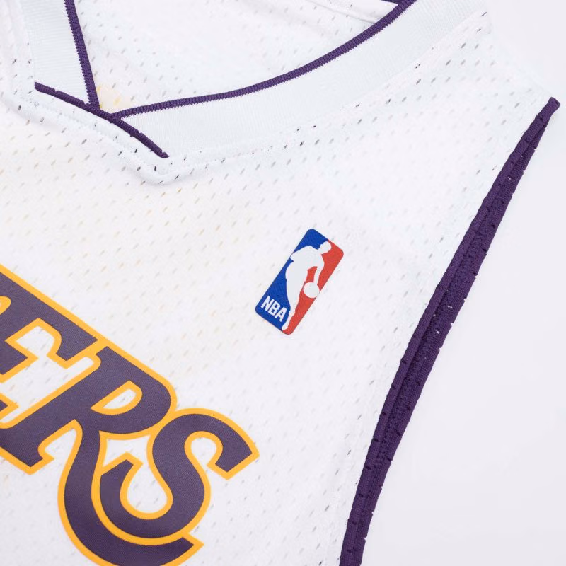Robert Horry #5 Los Angeles Lakers 2002-03 Mitchell & Ness Swingman NBA Jersey White view 6