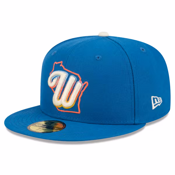 Milwaukee Brewers MLB Authentic City Connect 59FIFTY Fitted Cap Blue product photo