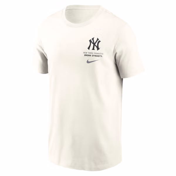 New York Yankees Primetime 2-Hit T-Shirt Cream view 2