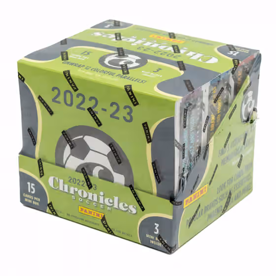 2022/23 Panini Chronicles Soccer Hobby Box view 1
