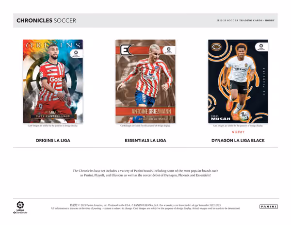 2022/23 Panini Chronicles Soccer Hobby Box view 3