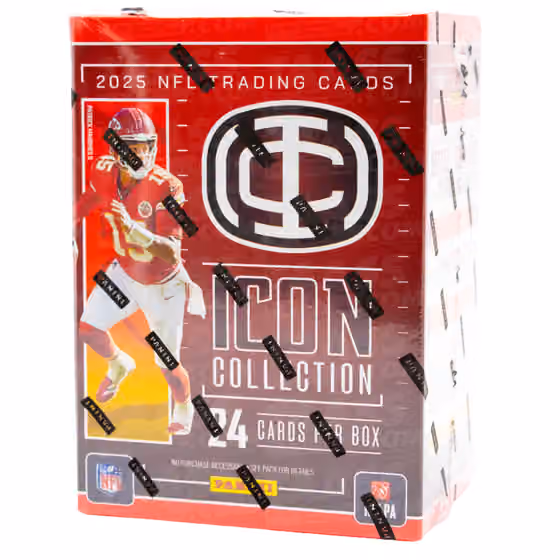 2025 Panini Mahomes Icon Collection Football NFL Blaster Box view 1