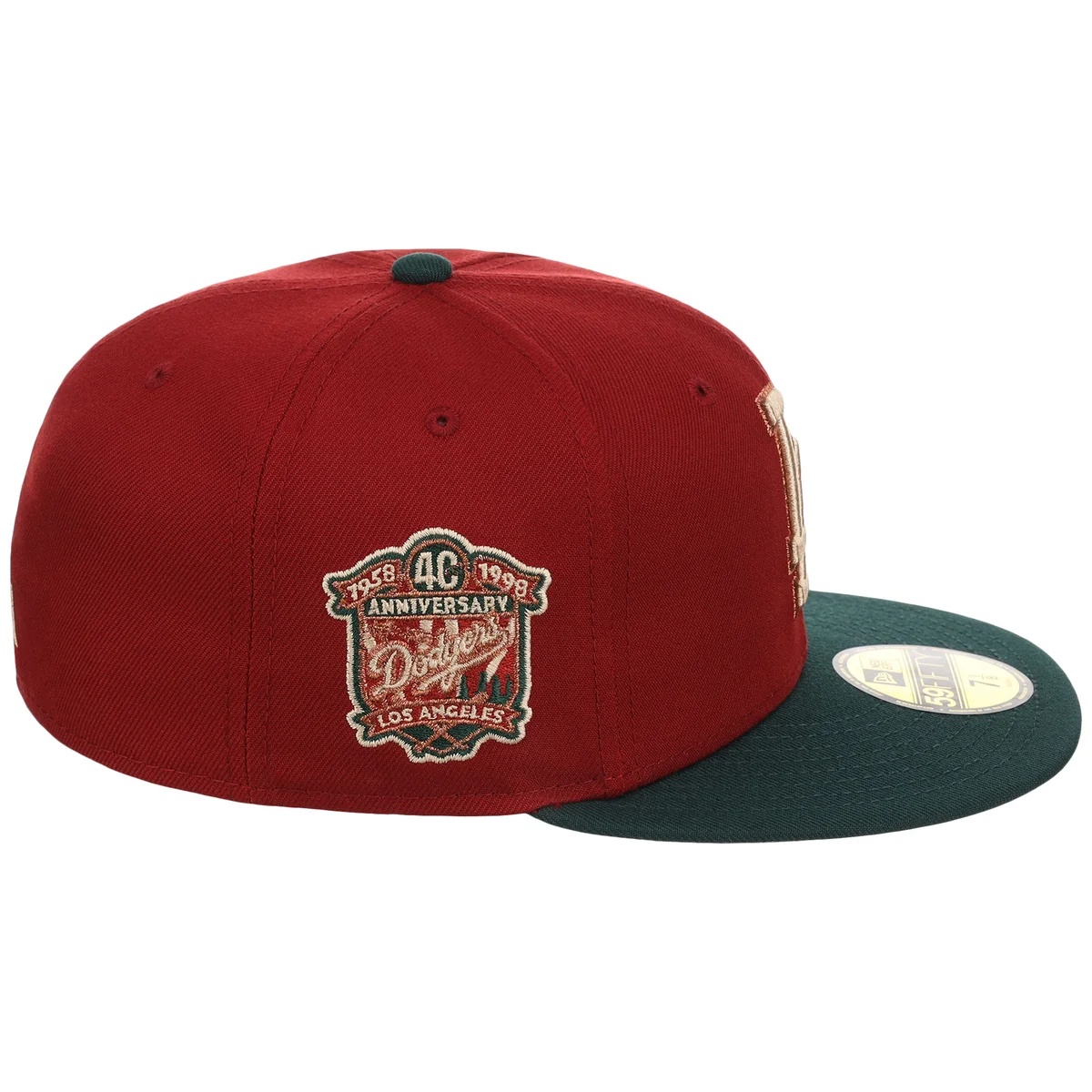 Los Angeles Dodgers MLB Terra Verde New Era 59FIFTY detail view