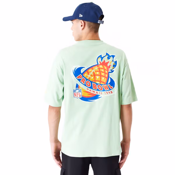 1998 Pro Bowl Hawaii New Era Oversized NFL T-Shirt Green view 1