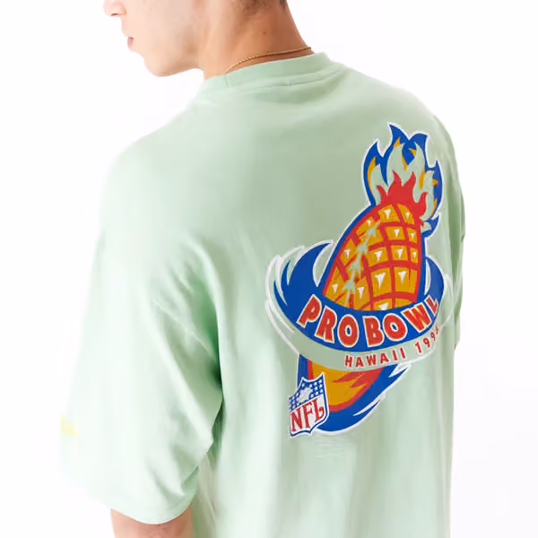 1998 Pro Bowl Hawaii New Era Oversized NFL T-Shirt Green view 5