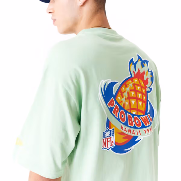 1998 Pro Bowl Hawaii New Era Oversized NFL T-Shirt Green view 3