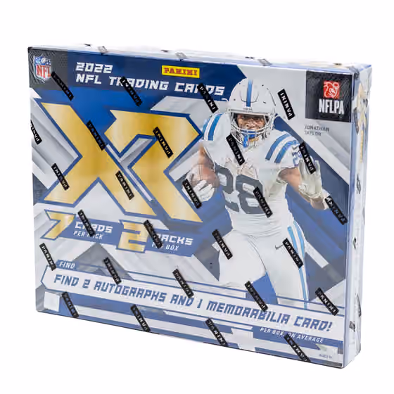 2022 Panini XR Football NFL Hobby Box view 1