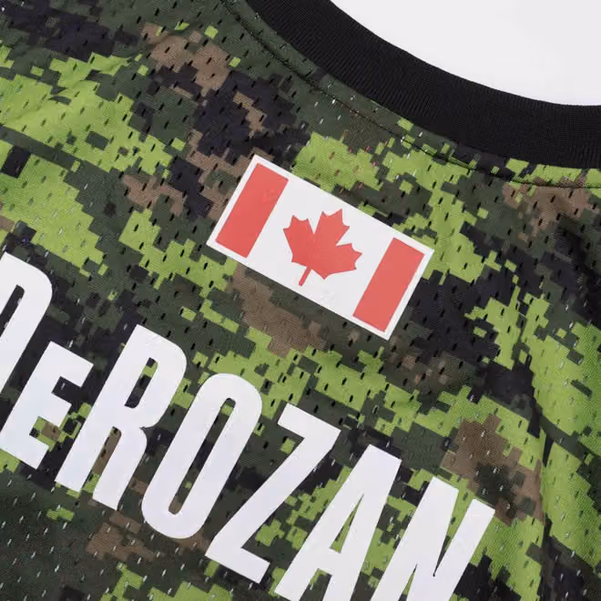 DeMar DeRozan #10 Toronto Raptors 2011-12 Mitchell & Ness Swingman NBA Jersey Camo view 5