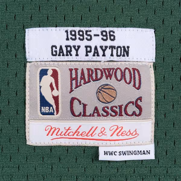 Gary Payton #20 Seattle SuperSonics 1995-96 Mitchell & Ness Swingman NBA Jersey view 3