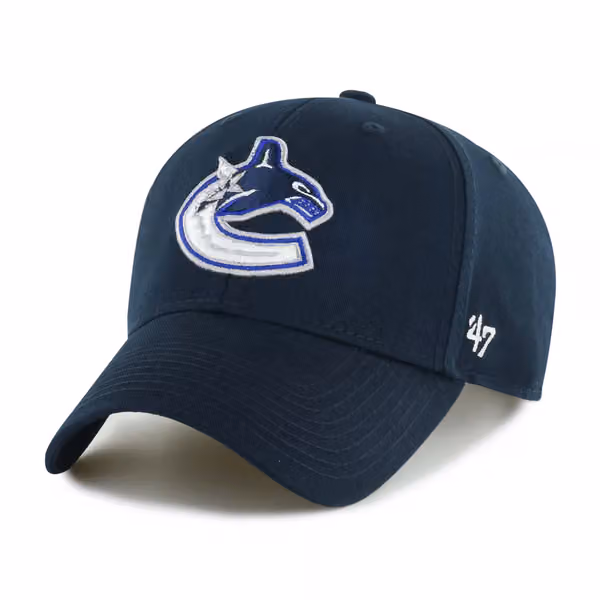 Vancouver Canucks '47 MVP Legend Adjustable NHL Cap Navy product photo