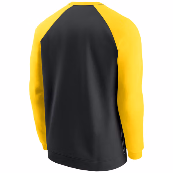 Pittsburgh Steelers Raglan NFL Throwback Nike Crewneck Pullover view 2