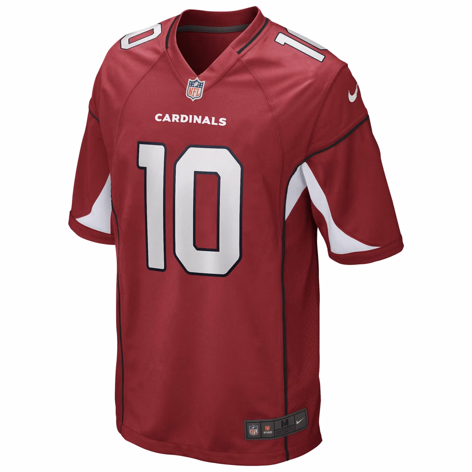 DeAndre Hopkins #10 Arizona Cardinals Nike Game NFL Jersey Red view 2