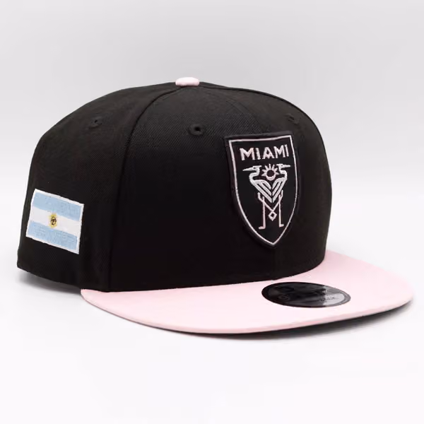 Inter Miami Argentina Side Patch New Era 9FIFTY Snapback MLS Cap product photo