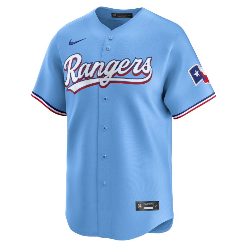 Texas Rangers Alternate Limited MLB Jersey Blue view 1