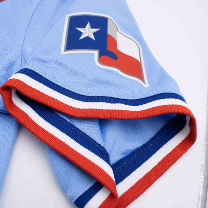 Texas Rangers Alternate Limited MLB Jersey Blue view 4
