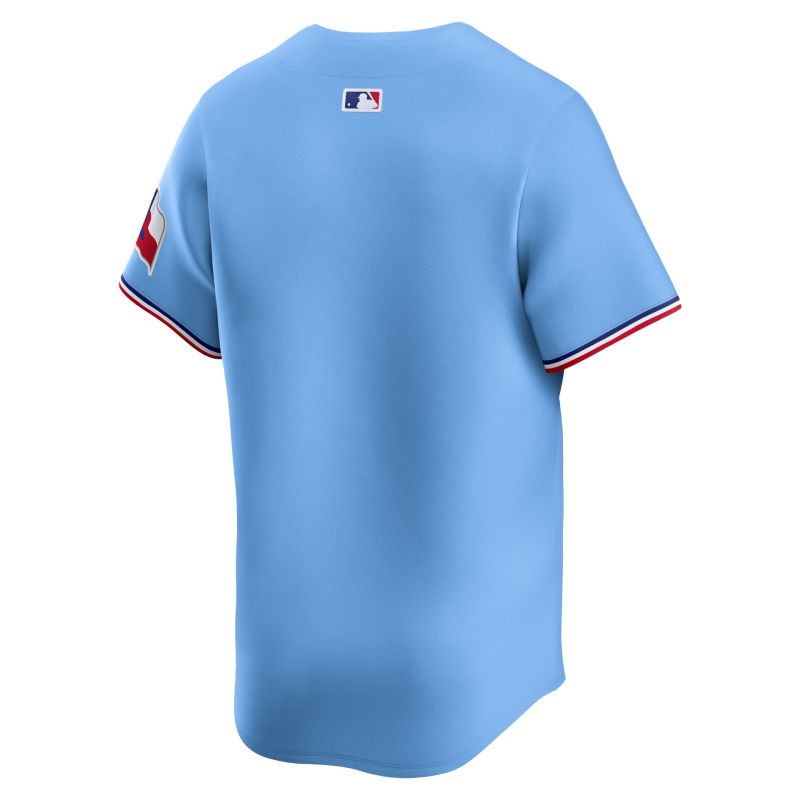 Texas Rangers Alternate Limited MLB Jersey Blue view 2