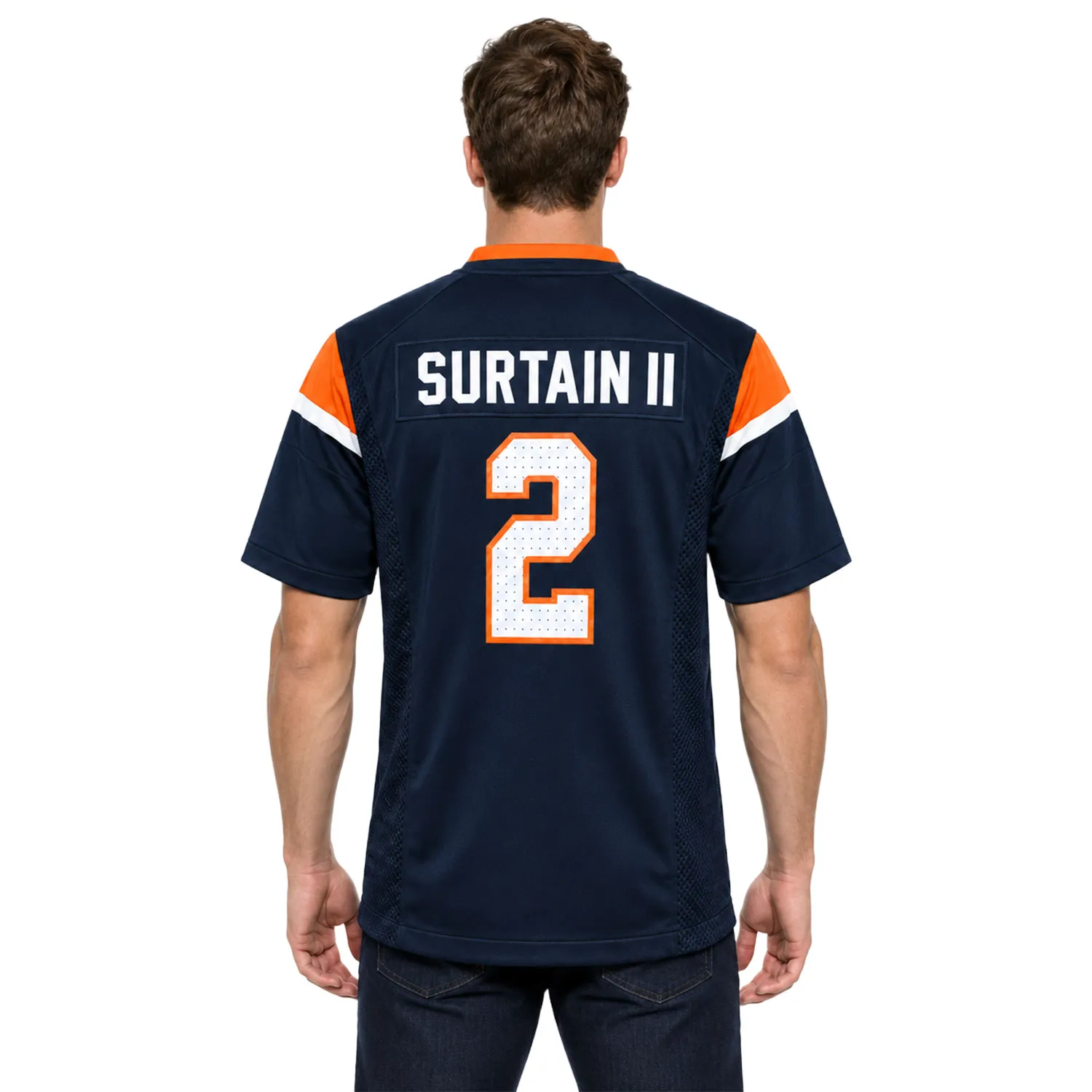 Patrick Surtain Broncos Navy Jersey 2026 Vibrant Fan Style