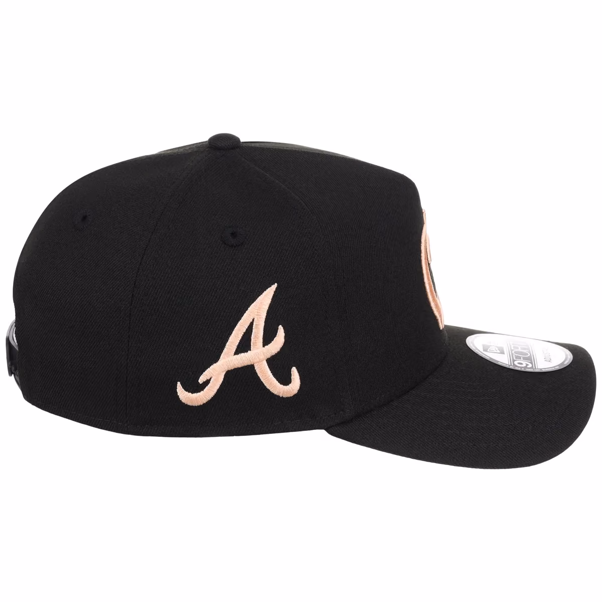 Atlanta Braves Peach Atlanta Crown the City New Era 9FORTY detail view