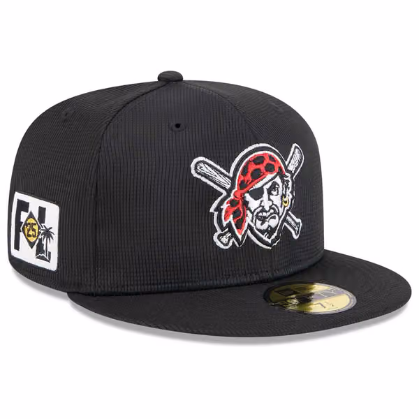 Pittsburgh Pirates 2025 MLB Spring Training 59FIFTY Fitted Cap Black product photo