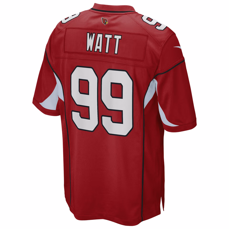J.J. Watt #99 Arizona Cardinals Nike Game NFL Football Jersey Red view 3