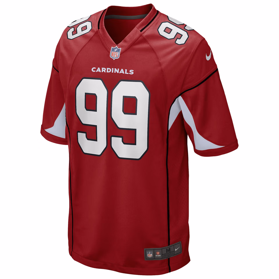 J.J. Watt #99 Arizona Cardinals Nike Game NFL Football Jersey Red view 2