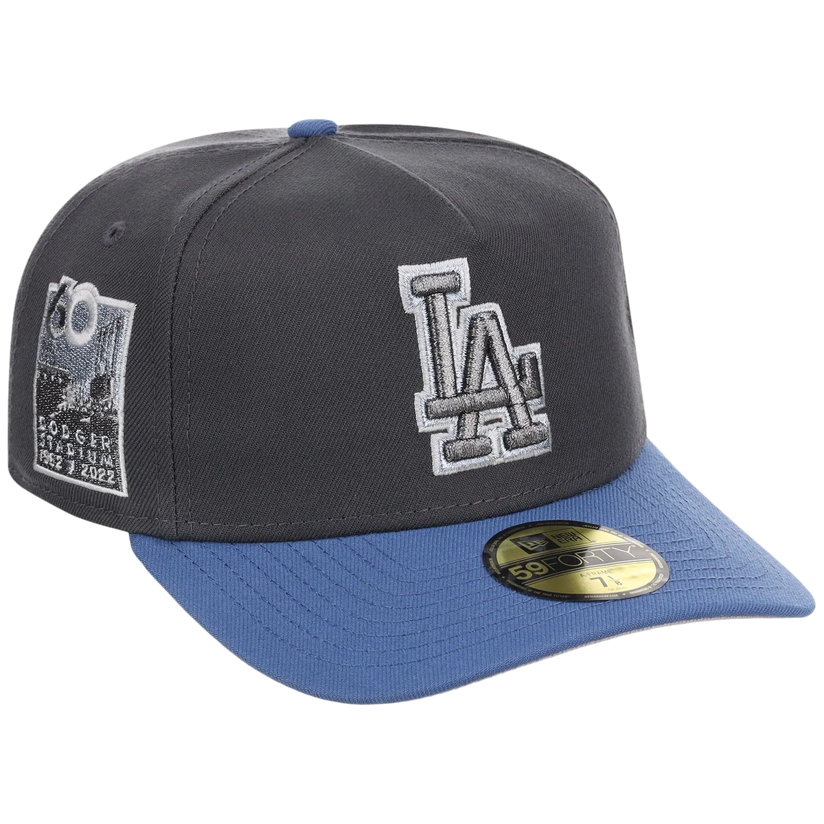 Los Angeles Dodgers MLB Indigo Steel New Era 59FORTY front view
