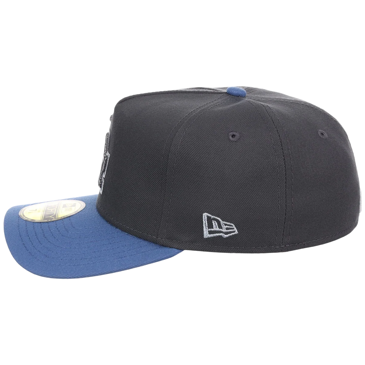 Los Angeles Dodgers MLB Indigo Steel New Era 59FORTY detail view