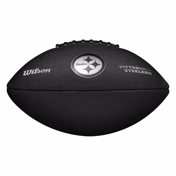 Pittsburgh Steelers Wilson Metallic Premiere Full Size NFL Football view 6