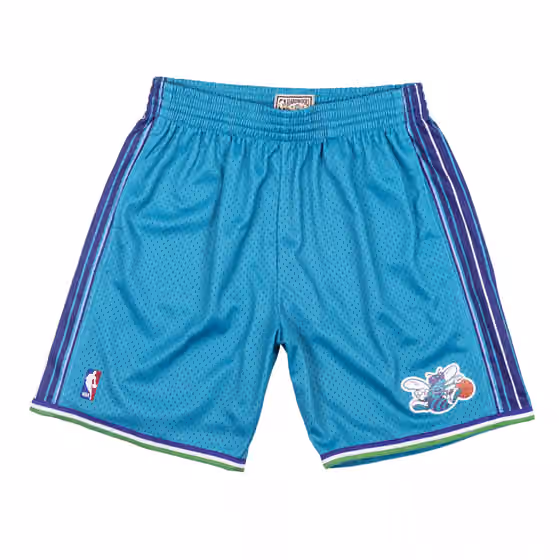 Charlotte Hornets 1999-00 Mitchell & Ness Swingman NBA Shorts view 1