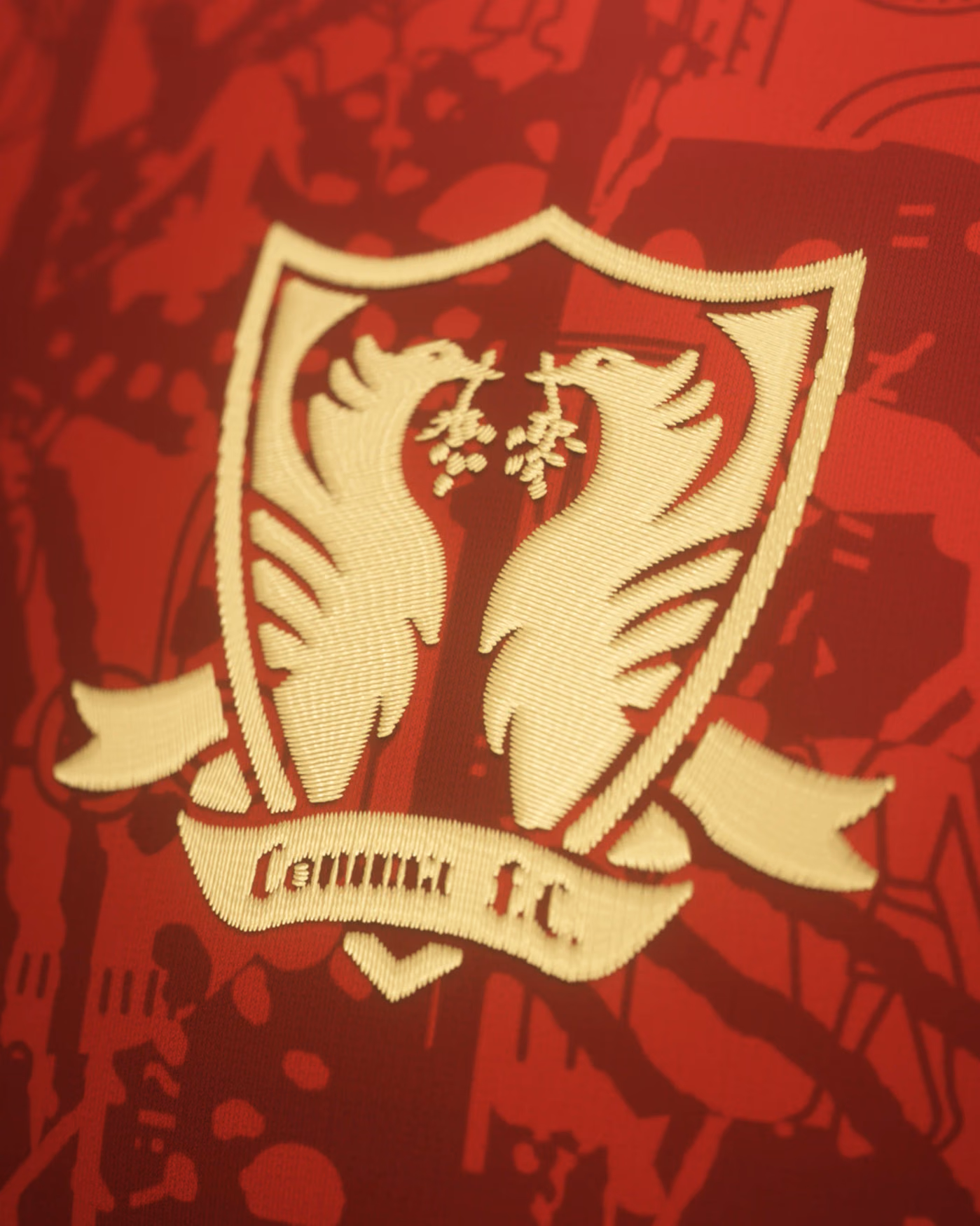 Jersevo Custom Personalized Egyptian King (2025 Season Star) Jersey crest detail