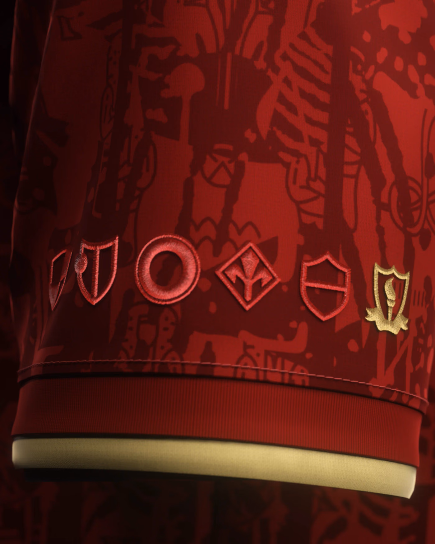 Jersevo Custom Personalized Egyptian King (2025 Season Star) Jersey left sleeve detail