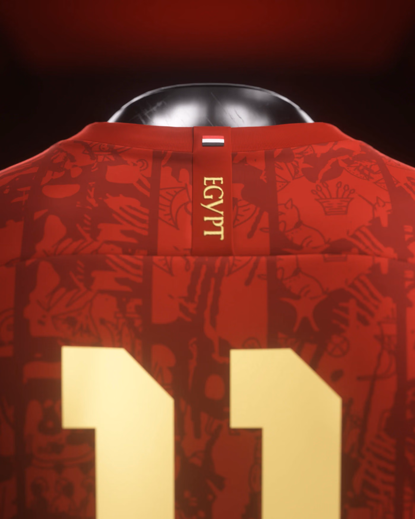Jersevo Custom Personalized Egyptian King (2025 Season Star) Jersey back view
