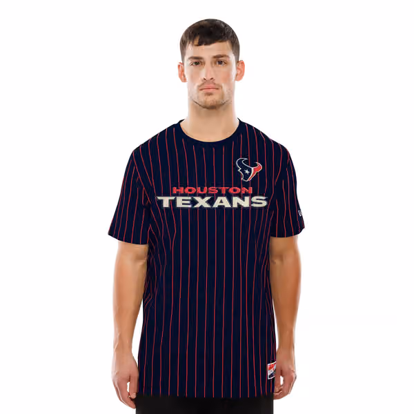 Houston Texans Retro Stripe NFL T-Shirt Navy view 1