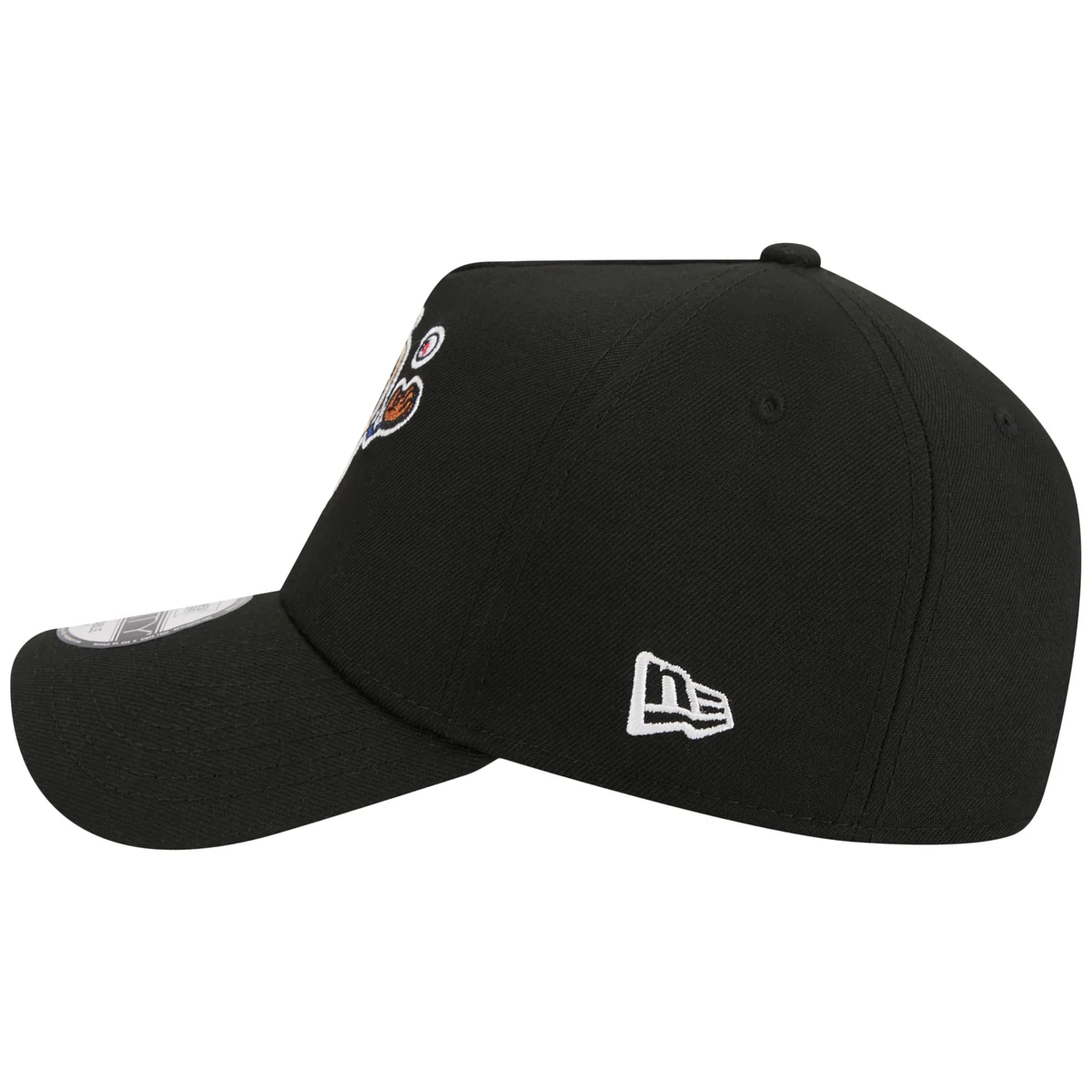 Los Angeles Dodgers Los Angeles Crown the City - Hot Dog - Black/Black New Era 9FORTY detail view