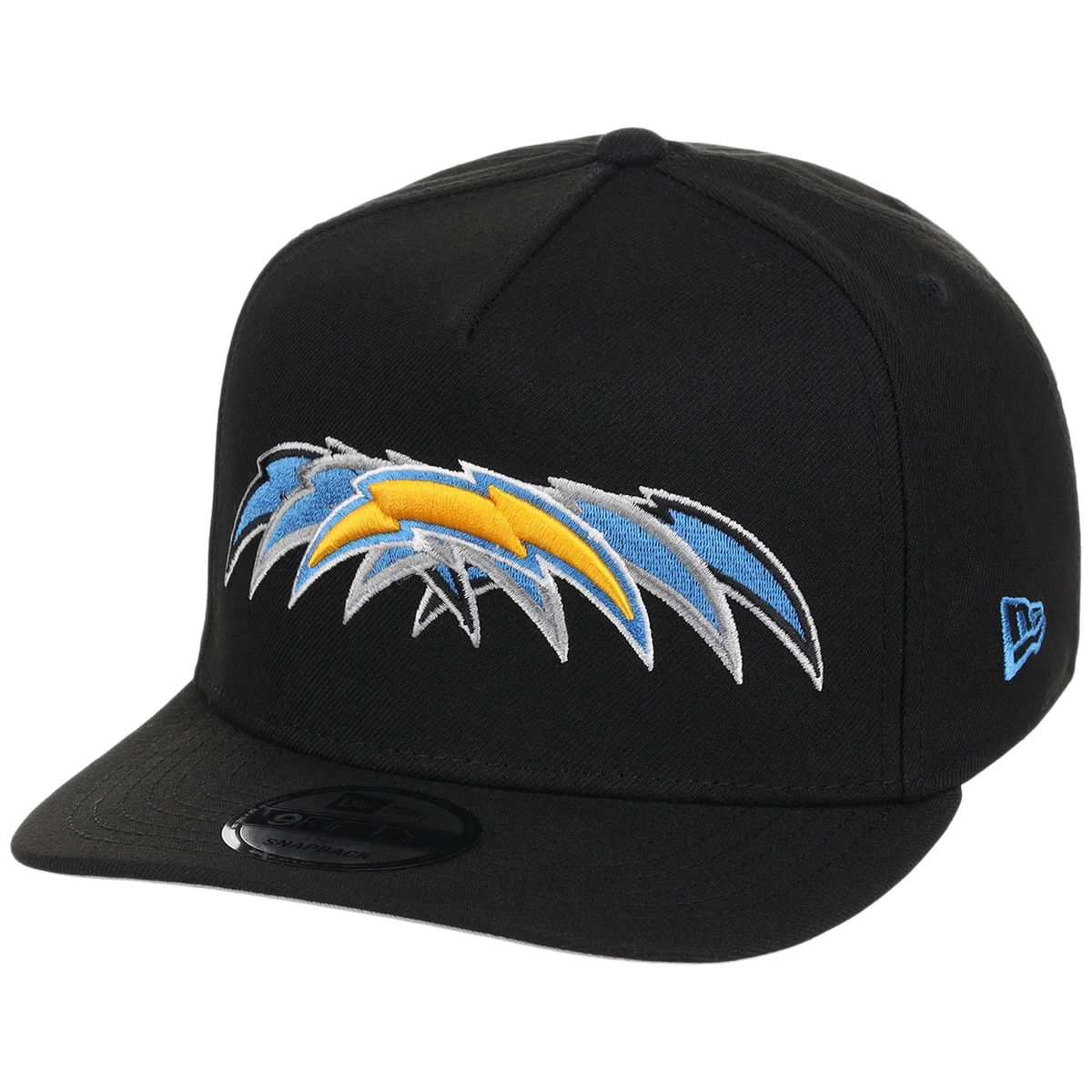 Los Angeles Chargers NFL Seismic New Era 9FIFTY A-Frame detail view
