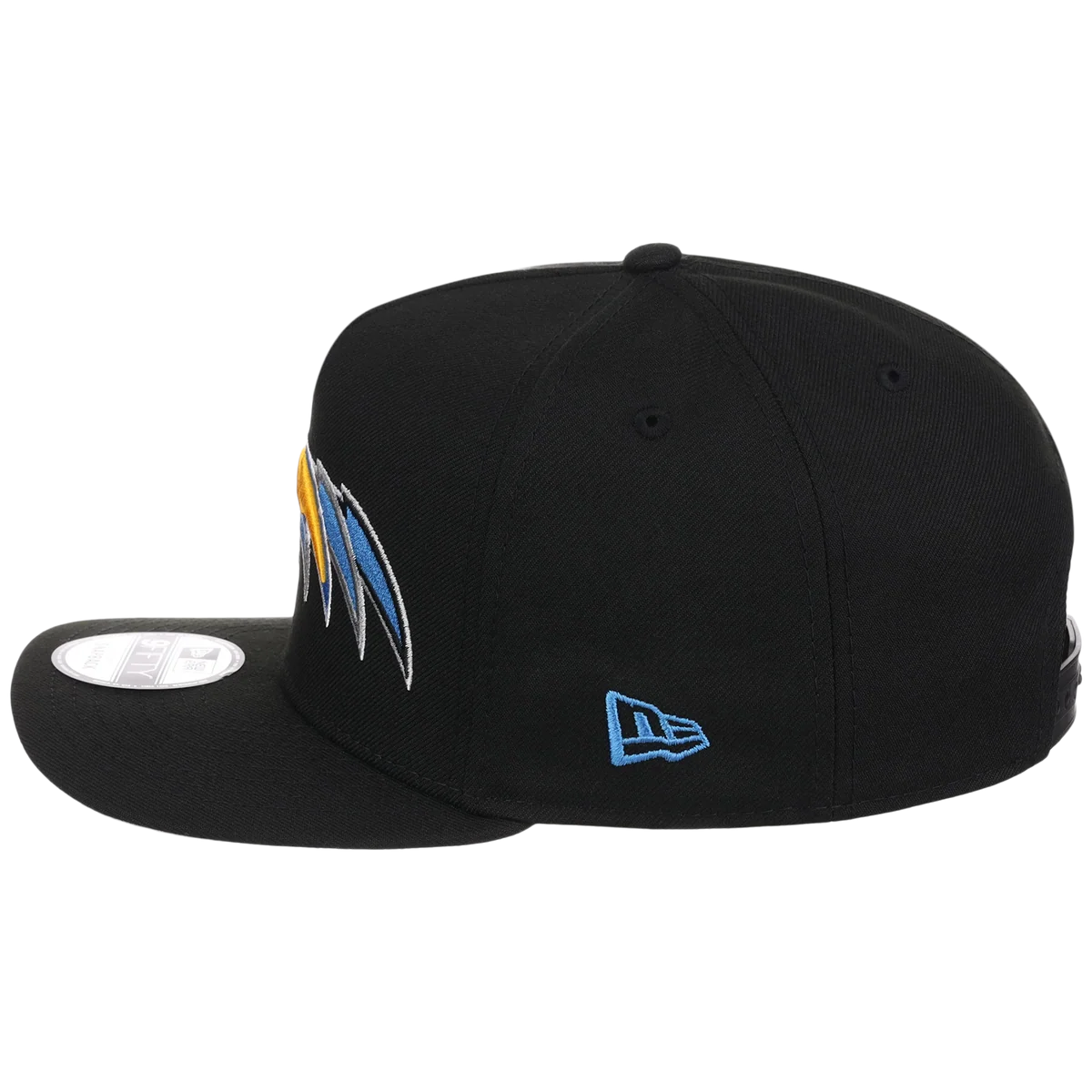 Los Angeles Chargers NFL Seismic New Era 9FIFTY A-Frame detail view